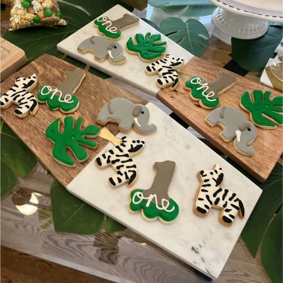 Number One 4.25” Cookie Cutter with space for Scripted Hand Lettering - Picture 2 of 4